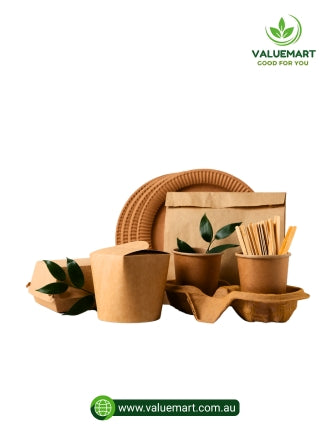 Bagasse Sugarcane Cup Plates Clamshell Food Container Bowl Natural Compostable Biodegradable