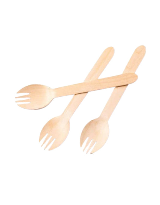 Disposable Wooden Spork in Australia