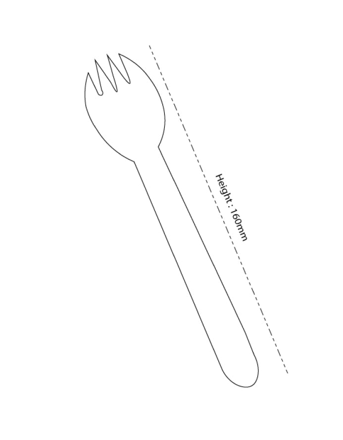 Disposable Wooden Spork in Australia