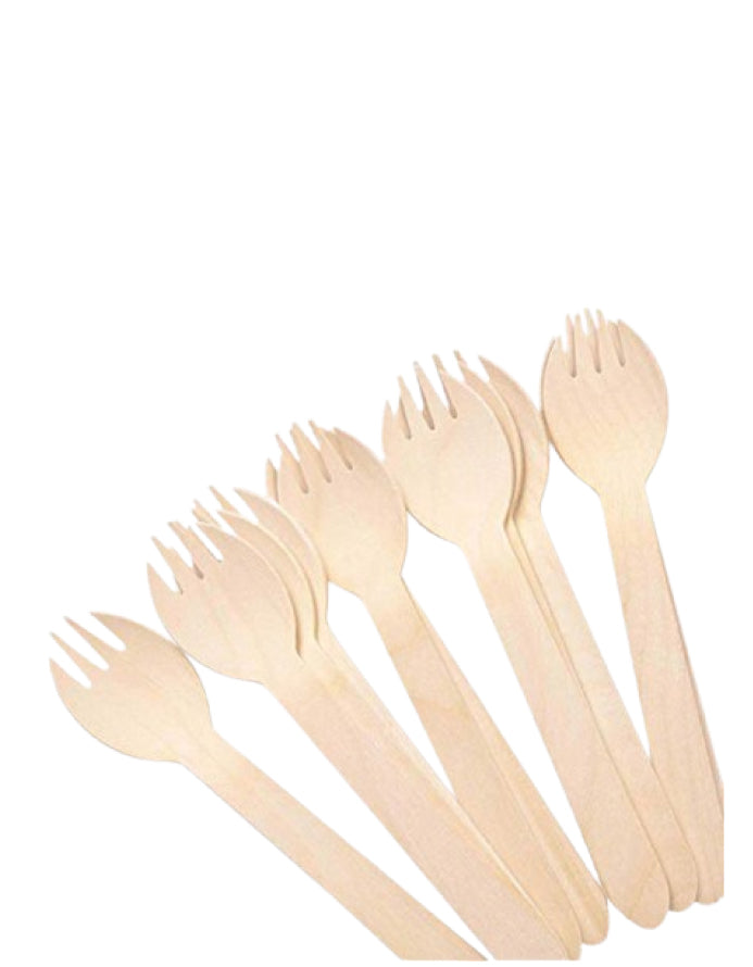Disposable Wooden Spork in Australia