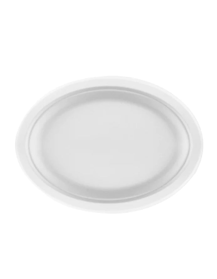 Sugarcane Bagasse Disposable Oval Plate in Australia