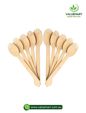 Disposable Wooden Spork in Australia