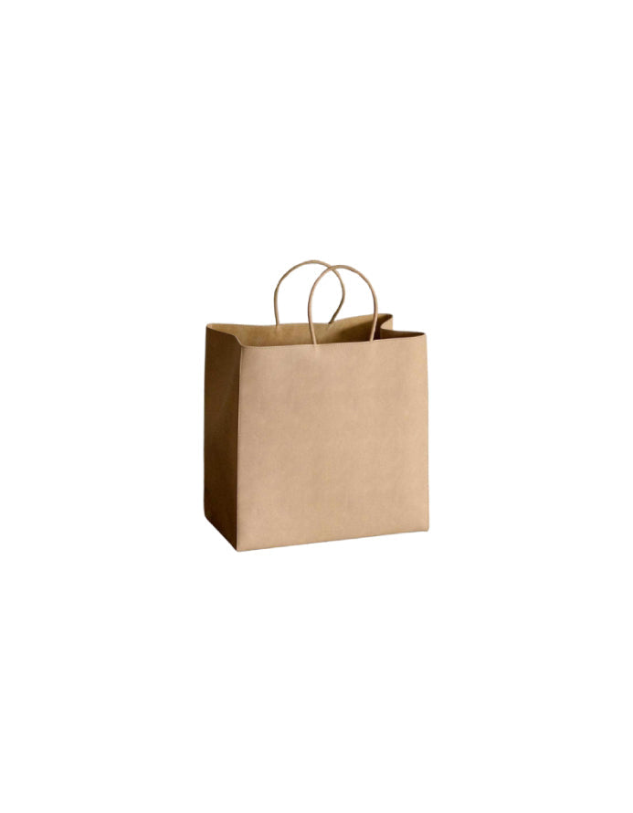 Large Twist Handle Kraft Brown Paper Bags  in Australia