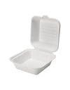 Sugarcane Bagasse 6" Burger Boxes 